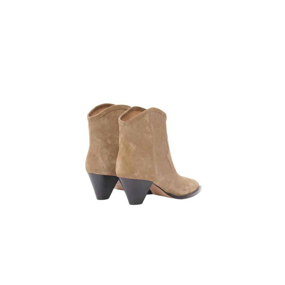 NEW ISABEL MARANT women's darizo booties in taupe - Picture 3 of 4